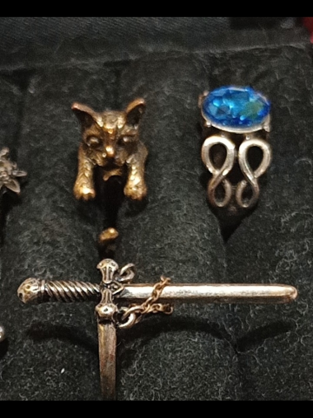 Vintage Ring Lot With Sterling Silver ((5) Rings Total) - Picture 4 of 12